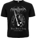 Черна мъжка тениска с щампа Nargaroth Black Metal ist Krieg с меч и символи