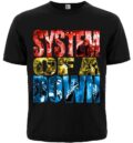 system of a down черна метал тениска с щампа