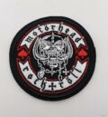 Рок нашивка Motörhead Rock-n-Roll Circle кръгла везана