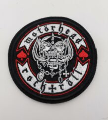 Рок нашивка Motörhead Rock-n-Roll Circle кръгла везана