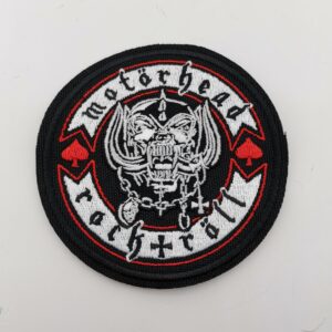 Рок нашивка Motörhead Rock-n-Roll Circle кръгла везана