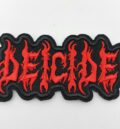 метъл нашивка Deicide Logo червена 3D бродерия