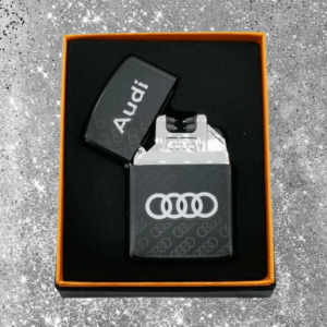Луксозна плазмена запалка Audi с черен метален корпус