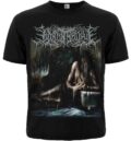 Черна метъл тениска Lorna Shore с масивна графика и лого