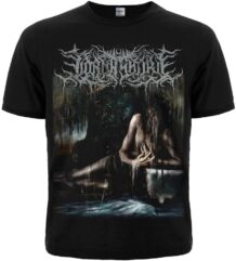 Черна метъл тениска Lorna Shore с масивна графика и лого