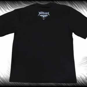 Oversize метъл тениска Metallica с винтидж лого и графичен принт - Hover Image