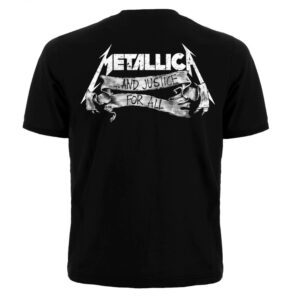 Метъл тениска Metallica 'And Justice for All' с двустранна щампа - Hover Image