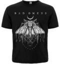 Мъжка тениска Bad Omens с принт на нощен молец и полумесец