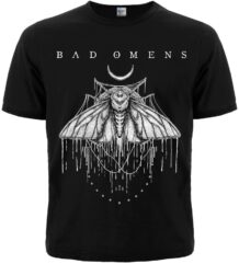 Мъжка тениска Bad Omens с принт на нощен молец и полумесец